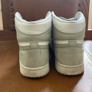 Nike Air Jordans size 8.5 women’s, sage green and white.  Bought 2022 new.